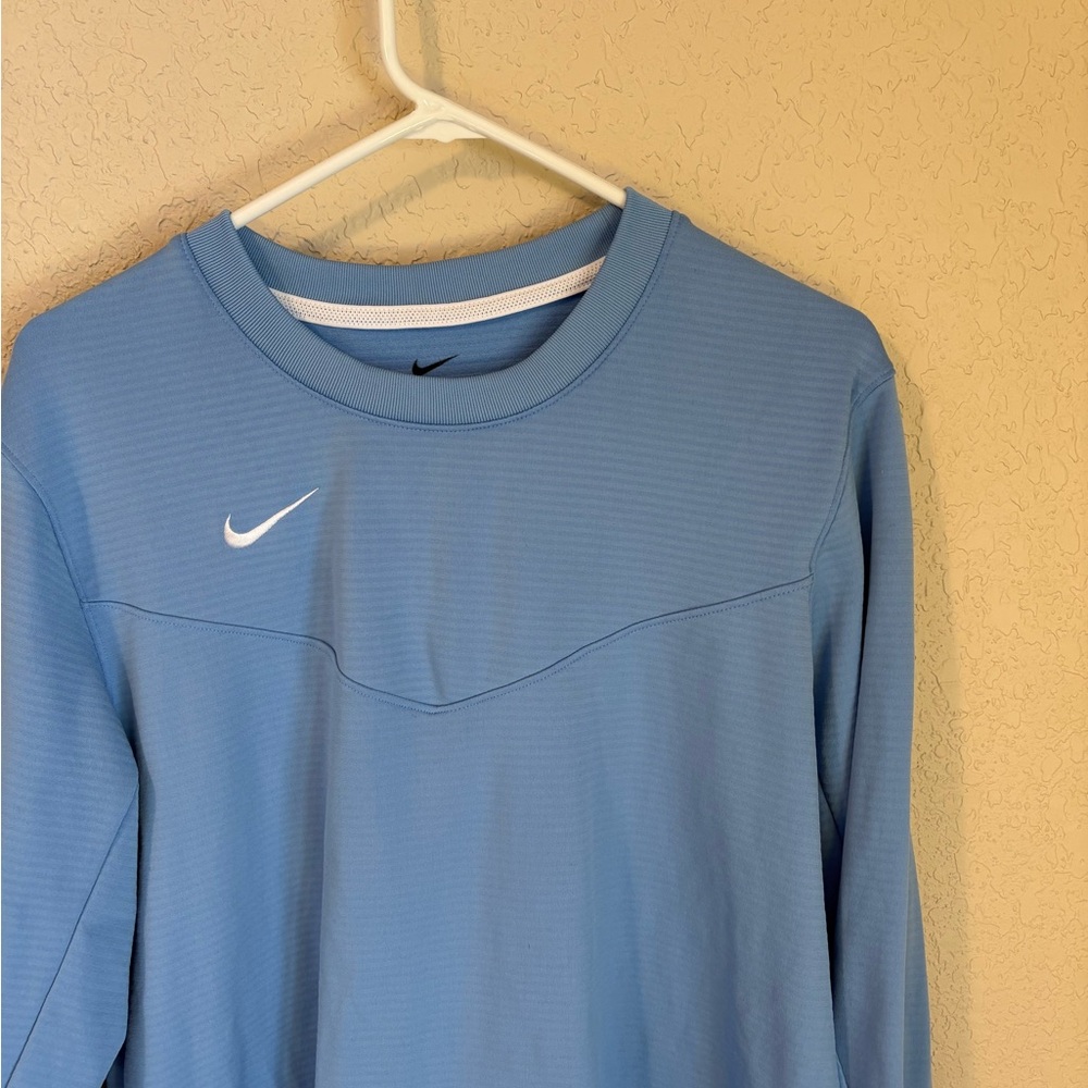 Nike Blue Crewneck Dri-Fit Sweatshirt